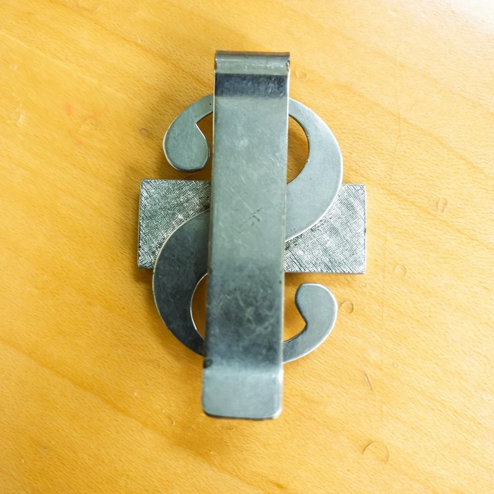 Vintage Whirlpool Corporate Money Clips & Knife‎ Set Multi Tool Stainless Steel